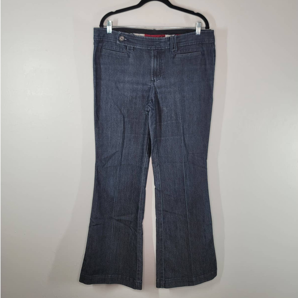 Banana Republic Limited Edition Jeans Size 12 Boot Cut Stretch Dark Blue
